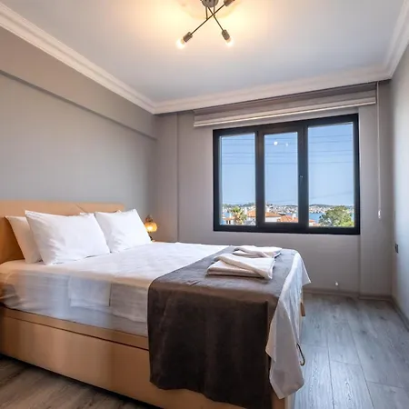 Select Cunda - Sea View With Garden 2 Bedroom At Cunda Island Apartmán *